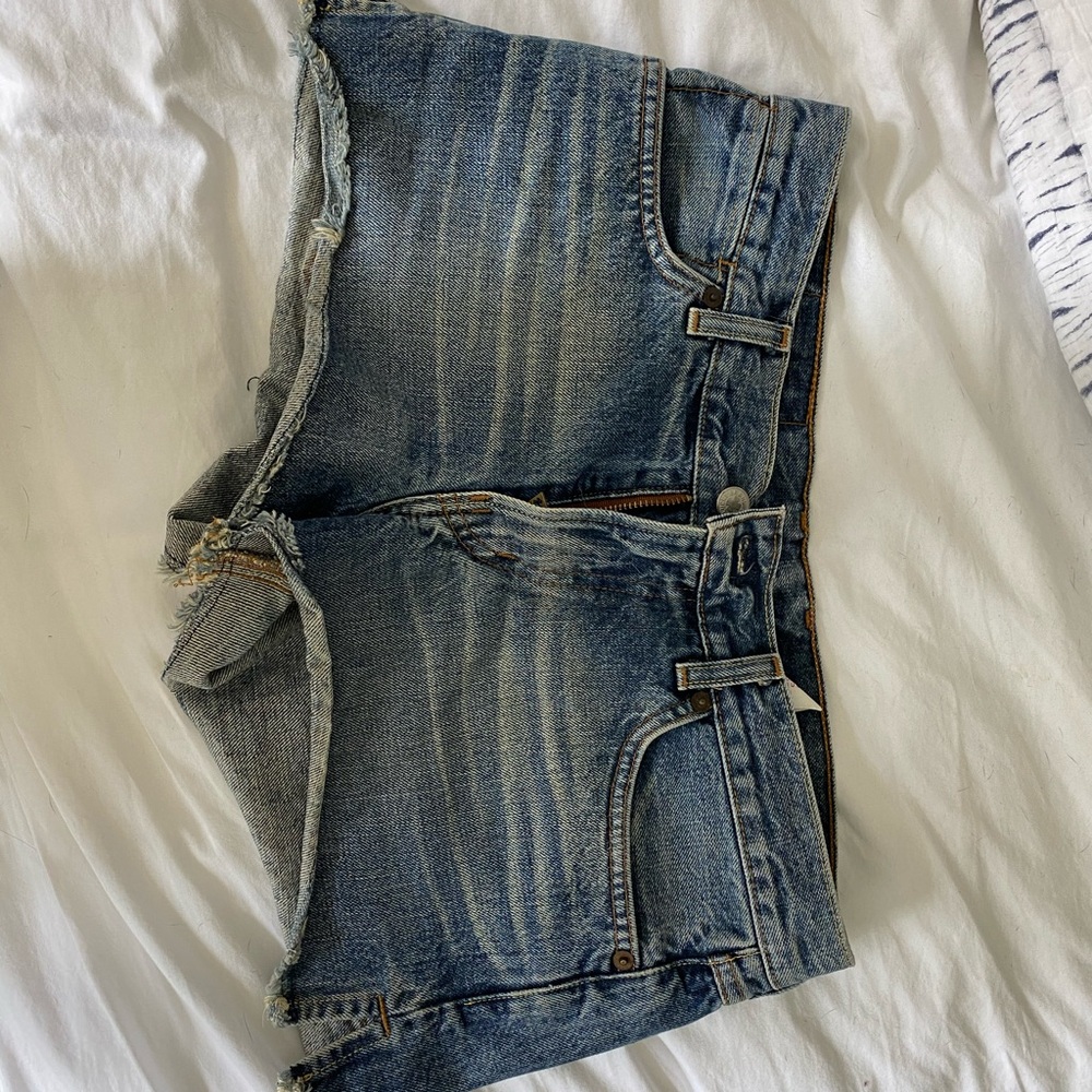 Lucky brand denim jean cut off shorts